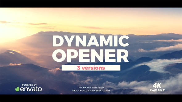 Videohive Dynamic Opener 20710281 Openers template preview