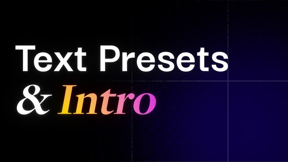 Videohive Text Intro 55288104 Titles template preview