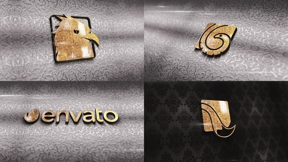 Videohive Carving Gold Logo Broadcast-packages template preview