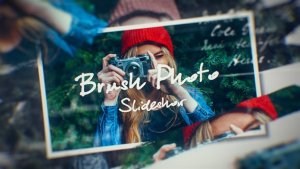 Videohive Photo Brush Slideshow Video Displays template preview