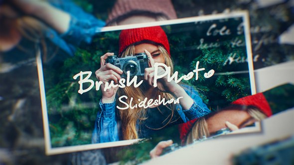 Videohive Photo Brush Slideshow Video Displays template preview