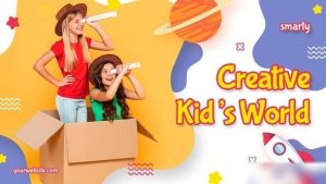 Videohive Kindergarten - Kids School Promo Openers template preview