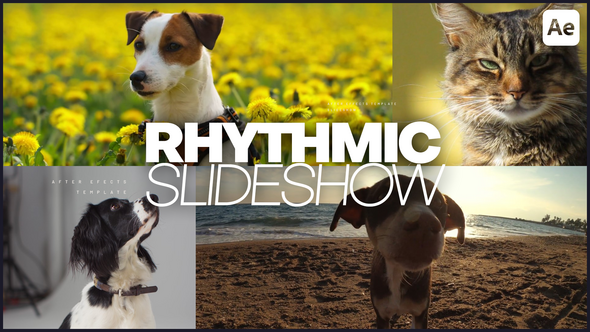 Videohive Rhythmic Slideshow Openers template preview