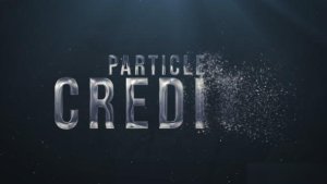 Videohive Particles Credits Titles template preview