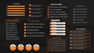 Videohive Corporate Text Lists Titles template preview