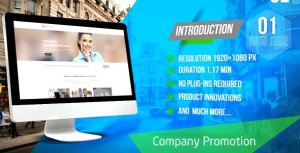 Videohive Company Promotion Video Displays template preview