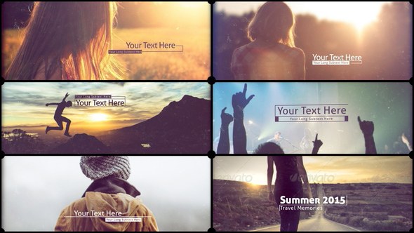 Videohive Projector Slideshow Video Displays template preview