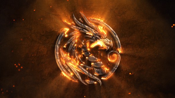 Videohive Epic Decay Rust Logo Logo Stings template preview