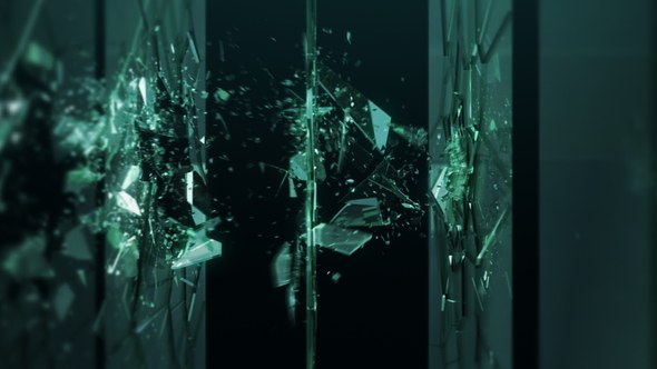 Videohive Shattered Glass Logo Ident Logo Stings template preview