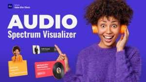Videohive Music Radio Podcast - Audio Spectrum Visualizer Product Promo template preview