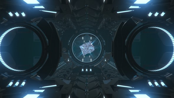 Videohive Futuristic Tunnel Logo Reveal Logo Stings template preview