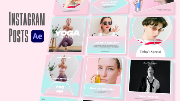 Videohive Instagram Posts 33245463 Elements template preview
