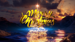 Videohive Magical Christmas Intro Logo Stings template preview