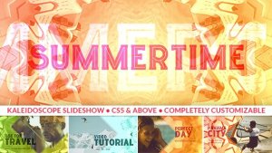 Videohive Fun Summer Slideshow Video Displays template preview