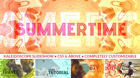 Videohive Fun Summer Slideshow Video Displays template preview
