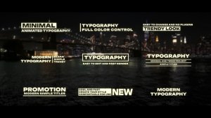 Videohive Modern Titles 49000145 Titles template preview
