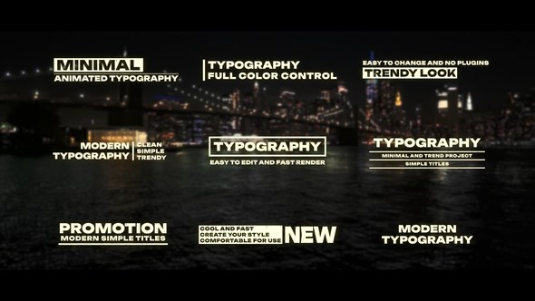 Videohive Modern Titles 49000145 Titles template preview