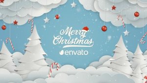 Videohive Christmas Logo Winter Snow Logo Stings template preview