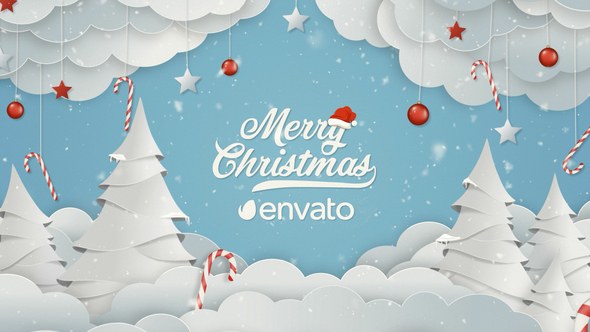Videohive Christmas Logo Winter Snow Logo Stings template preview