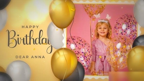 Videohive Happy Birthday II 36416351 Openers template preview