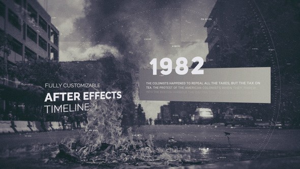 Videohive History Timeline 22597456 Video Displays template preview