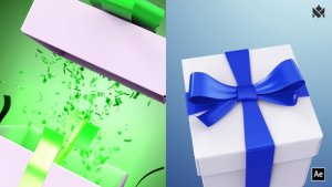 Videohive Gift Box Logo Reveal 54404856 Logo Stings template preview