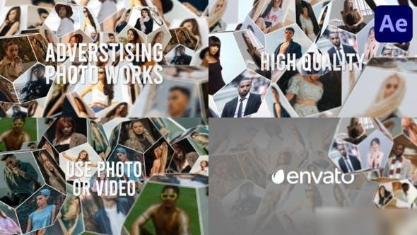 Videohive Advertising Photo Works for After Effects Openers template preview