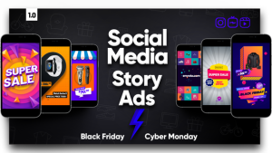 Videohive Social Media Story Ads Product Promo template preview