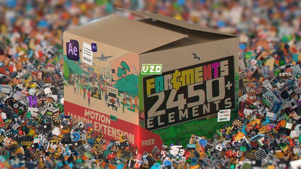 Fragments | 2450+ Animated 2D Elements Elements template preview
