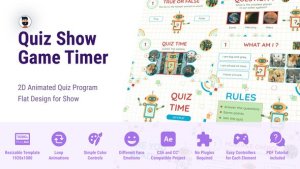 Videohive Quiz Show Game Timer Program Broadcast-packages template preview