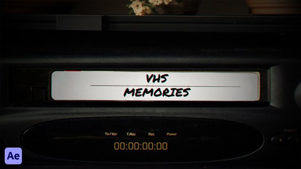 Videohive VHS Memories Elements template preview