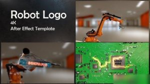 Videohive Robot Logo Animation Openers template preview