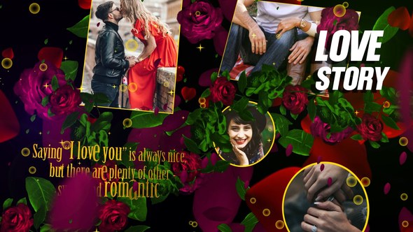 Videohive Intro - Love Story Elements template preview