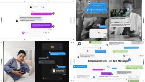 Videohive Responsive Multi-Line Text Messages Titles template preview