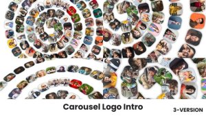 Videohive Carousel Logo Intro | Smooth Rotation Reveal | Stylish Carousel Logo Opener вЂ“ Fast & Simple Logo Stings template preview