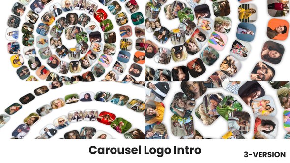 Videohive Carousel Logo Intro | Smooth Rotation Reveal | Stylish Carousel Logo Opener вЂ“ Fast & Simple Logo Stings template preview