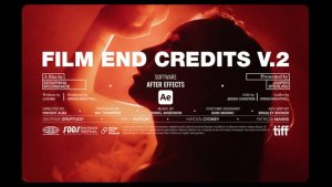 Videohive Animated Film End Credits V2 For After Effects Titles template preview