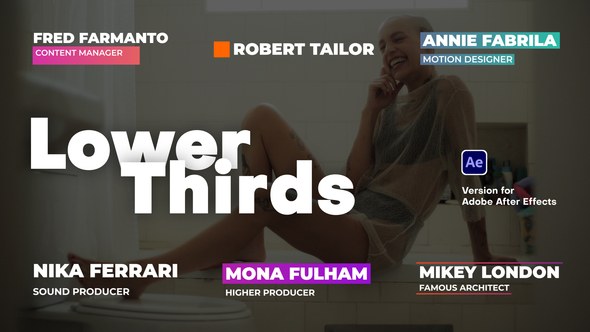 Videohive Lower Thirds Animation Elements template preview