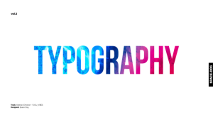 Typography Video Displays template preview