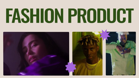 Videohive Fashion Product Presentation Video Displays template preview