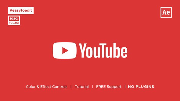 Videohive YouTube Logo Intro Logo Stings template preview