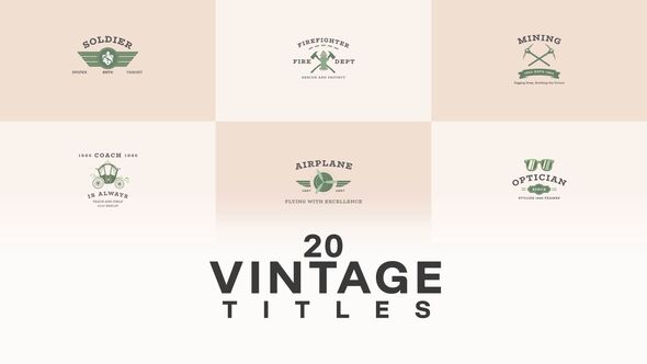Videohive Green Title Titles template preview