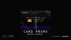 Bank Card Premiere Pro template preview