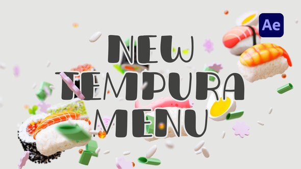 Videohive Tasty Asian Food Intro Openers template preview