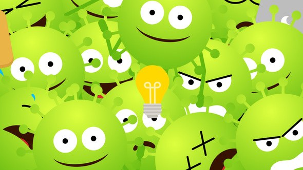 Videohive Virus Character Animations Elements template preview