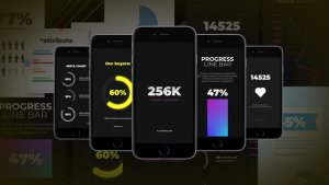 Instagram Infographics Video Displays template preview