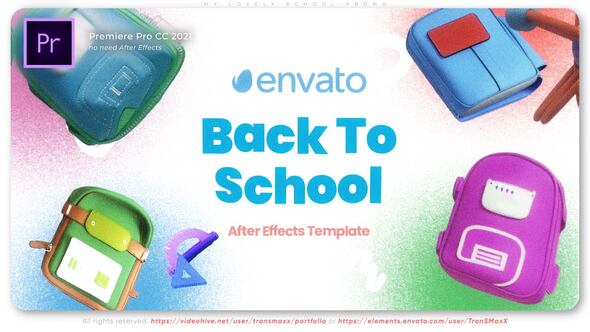 My Lovely School Promo Premiere Pro template preview