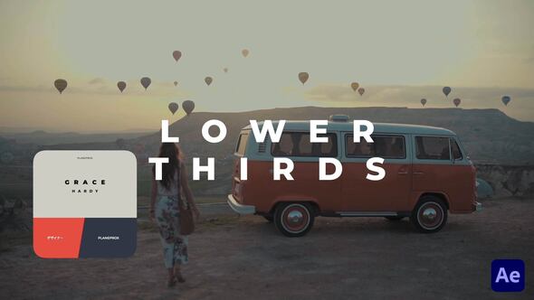 Videohive Trendy Lower Thirds 36720517 Elements template preview