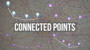 Videohive Connected points Video Displays template preview