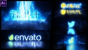 Videohive Beam Teleport Logo Reveal Logo Stings template preview